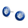Saint Louis University Billiken Logo Novelty Silver Plated Stud Earrings