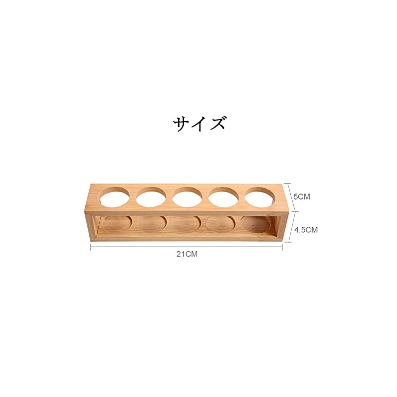 Natural Aroma Oil Stand, Natural Bamboo Essential Oil Holder for