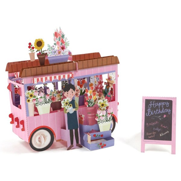 scicent Card Wedding Pop-Up Wedding Card with Envelope Creative Wedding