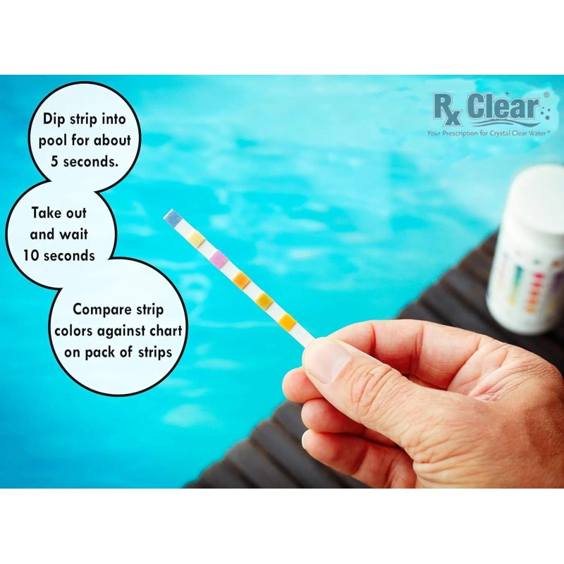 Rx Clear 1" Inch 99% Trichloro Stabilized Swimming Pool Chlorine
