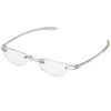 Visualites Vis2 VIS2CRC20 Rimless Reading Glasses, Crystal Clear, 48 mm
