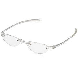 Visualites Vis2 VIS2CRC20 Rimless Reading Glasses, Crystal Clear, 48 mm