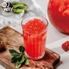 J WAY Bursting Popping Strawberry Boba Pearls, Strawberry Syrup, Non-Dairy,