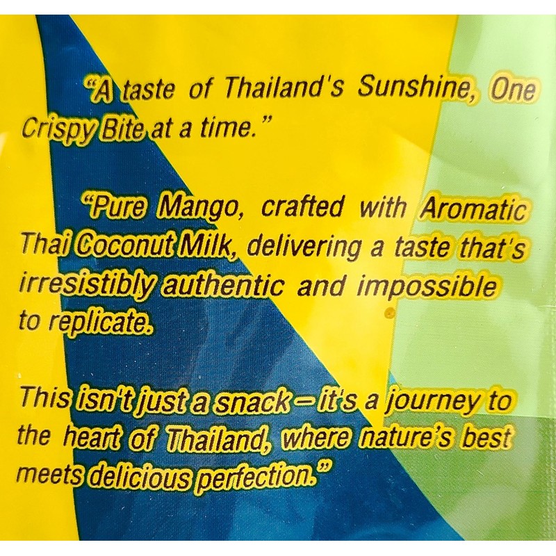 Crispy Thai Mango Coconut Milk Snack 0.88 Oz. by Kunna