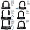 DocksLocks Security Cable Lock Set (5' to 25') Looped Ends,