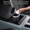 KINGTLE Car Trash Can with Lid, Small Automatic Rebound Portable