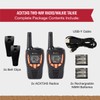 Cobra ACXT345 Weather-Resistant Walkie Talkies - Rechargeable, 22 Channels, Long