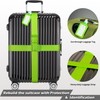 TRANVERS Ultra Long Heavy Duty Luggage Straps for Suitcases/Uprights/Duffels/Bags, 79"