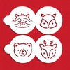 Large Woodland Animals Cookie Stencil Set