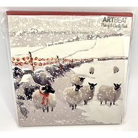 Art Beat Sheep Christmas Cards - Winter Flock - Pack of 6 in aid of Shelter
