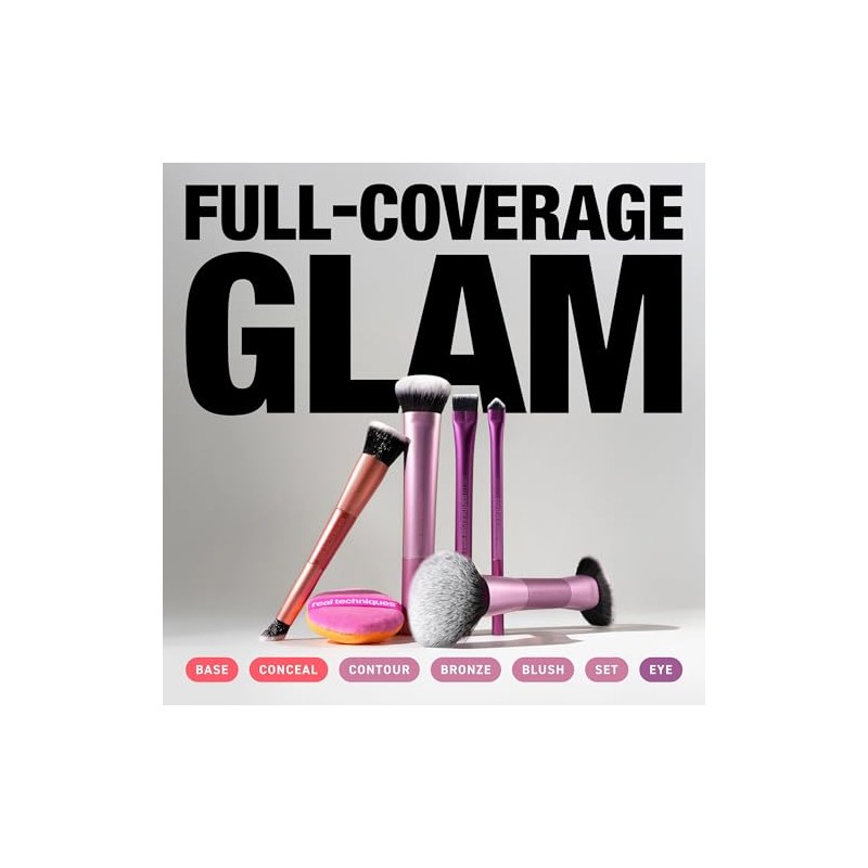 Real Techniques Big Blends Energy Brush + Kit de Esponja