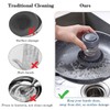 SanKristo Soap Dispensing Dish Brush 2 Pack, Push Button Auto