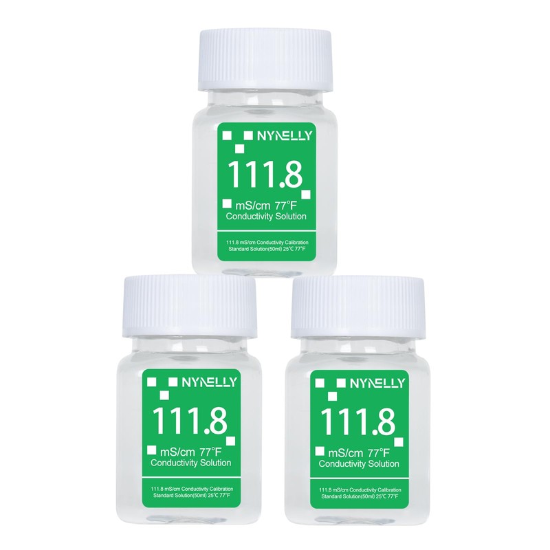 Nynelly 111.8 mS/cm Calibration Solution for Salinity Tester, EC Meter,