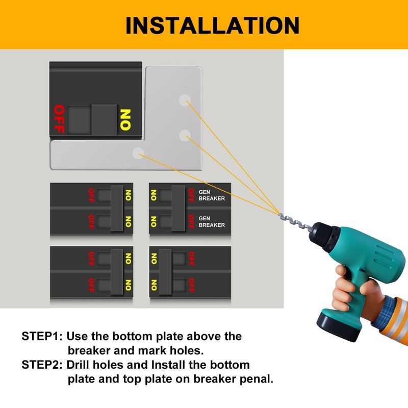 QYZZRS Generator Interlock kit Compatible with Siemens or Murray 150