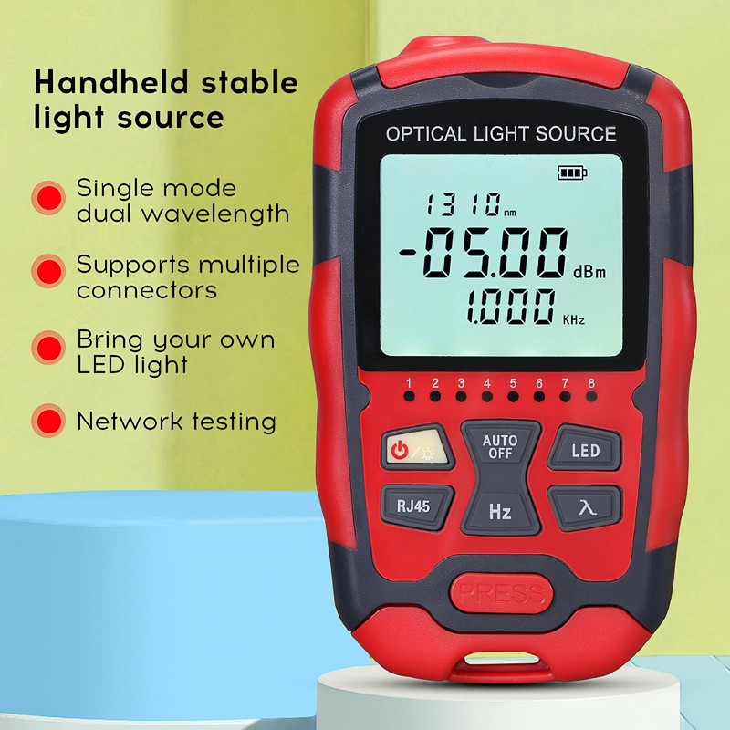 BAOSHLA A-M1315 Optical Light Source SC/FC/ST Universal Interface Single Mode