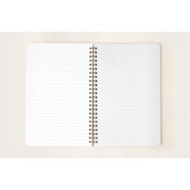 Minted Light Seeker Notebook, Writing Journal for Notes & Journaling, Durable Acrylic Free Cover, Painted, Abstract, Modern Art Design, Spiral Bound Journal Notebook with 80 Lined Pages, 5.5" x 8.5"