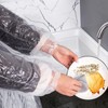 LOYORTY - 400 fundas de plástico para brazos impermeables, fundas