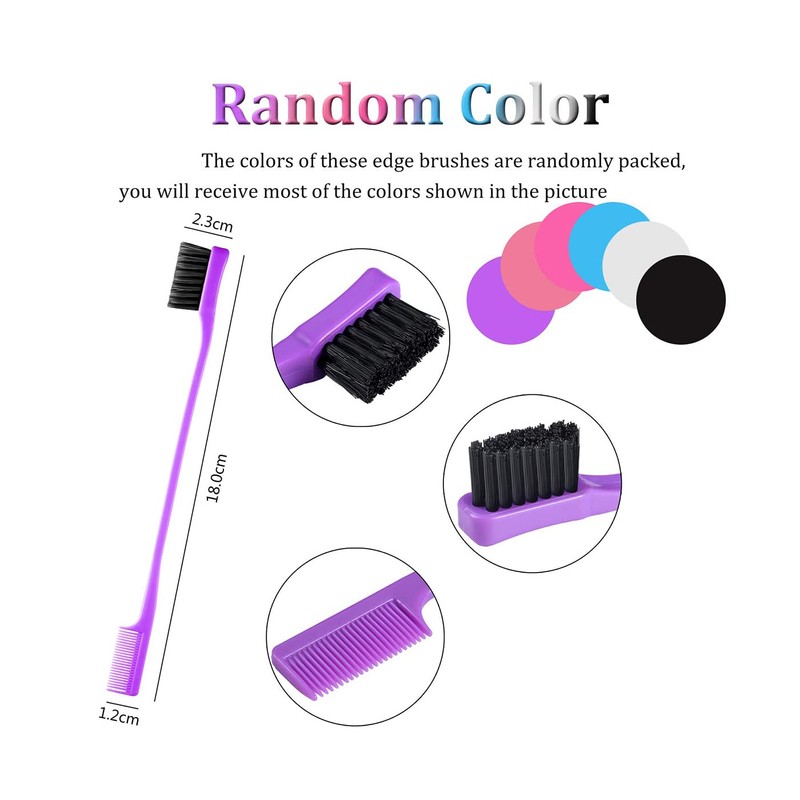 YiXuTag 6 Hair Brush Double Sided Control Hair Brushes Comb