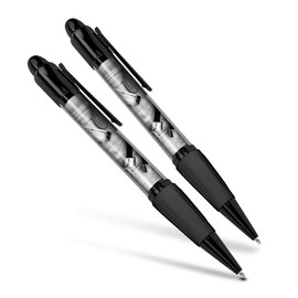 Destination Vinyl ltd Beautiful and comfortable Set of 2 Matching Pens BW - Fitness Healthy Living Fruit #39548