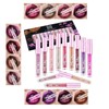 PhantomSky 12PCS Long Lasting Metallic Glitter Liquid Lipstick Collection, Shimmer