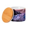 Fabulous Ceramic Pot with Bamboo Lid - Beautiful Ice Layer