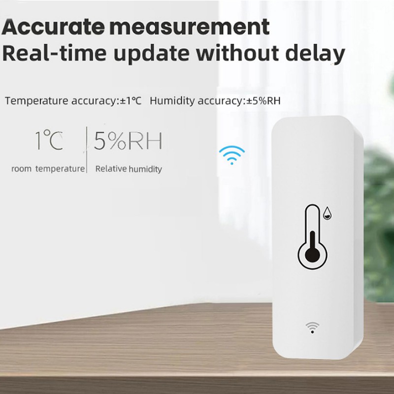 Temperature Sensor Humidity Monitor Thermometer Hygrometer Remote Control for Home