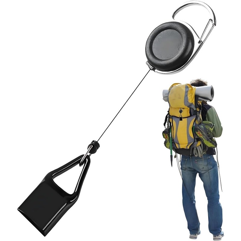 Pants Lighter Clip, Anti Lost Retractable Keychain Belt, Retractable Lighter