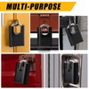 DELSWIN 4-Digit Combination Lock Outdoor Padlock - Heavy Duty Locker