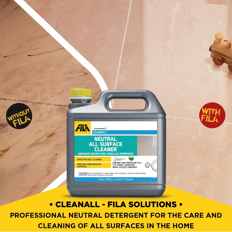 FILA Surface Care Solutions CLEANALL Neutral All Surface Cleaner, 1
