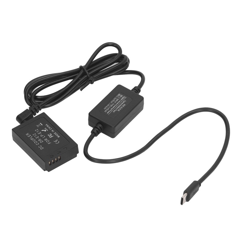 LP E12 Dummy Battery Digital Camera DR E12 DC Coupler
