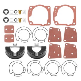 Vkinman 2 Pack 435442 Complete Carburetor Rebuild Kit, Replacement for Johnson Evinrude OMC 90HP 105HP 115HP 150HP 175HP V4 V6 Engines, Replaces 438996 436852 18-7247