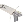 JABs 12 Silver Stainless Steel Straws Reusable Straight Straws and