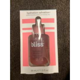 Bliss Hydration Salvation Moisturizing Camellia Facial Oil 1.3 oz New