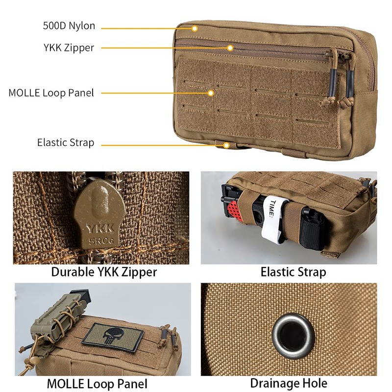 IDOGEAR Tactical Bag Molle Dump Bags Dual Purpose Carrying Kit