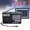 Solar Charging Radio Portable Radio with Emergency LED Flashlight Support