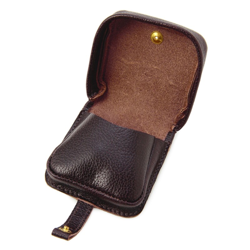 IL BISONTE Coin Purse, Coin Purse, Leather, Genuine Leather, Cowhide