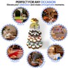 LoengMax 5-Tier Rotating Cupcake Stand, Clear Acrylic 360° Spinning Dessert