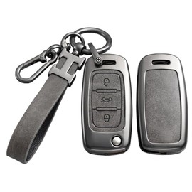 Funda Protectora para Llave VW, 3 Botones Funda para Llave para Volkswagen, Diseño Antidesgaste, Compatible para Volkswagen Sagitar, Jetta, Touran, Passat, Beetle, Golf, Bora, Polo r/GTI, Skoda