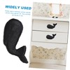 COHEALI 2pcs Retro Cast Iron Wardrobe Handle Coastal Themed Whale