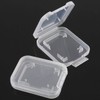 LARATH 50 Pack SD Card Holder Plastic SD MMC SDHC