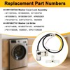 W11307244 Washer Lid Lock Kit with Lid Strike for Whirlpool