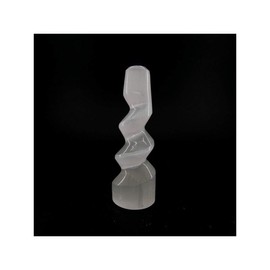 ROCKING GIFTS Selenite Small Mineral Crystal Spiral Polished Tower Energy Beauty Meditation Spiritual Amulets
