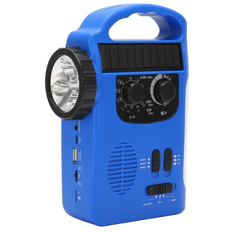 Hand Crank Solar Radio AM FM SW Emergency Radio with
