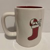 Rae Dunn JOY Mug 2 sided - RED inside -