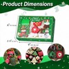 48PCS 9x6x2.5'' Christmas Elegant White Cookie Box for Gift Giving