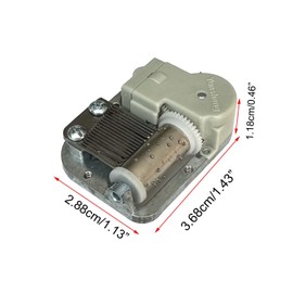 Pursuestar You are My Sunshine Tiny Wind Up Music Box Movement, 18 Note Yunsheng Clockwork Musical Mechanism with Key Screws for DIY Music Boxes Replacement