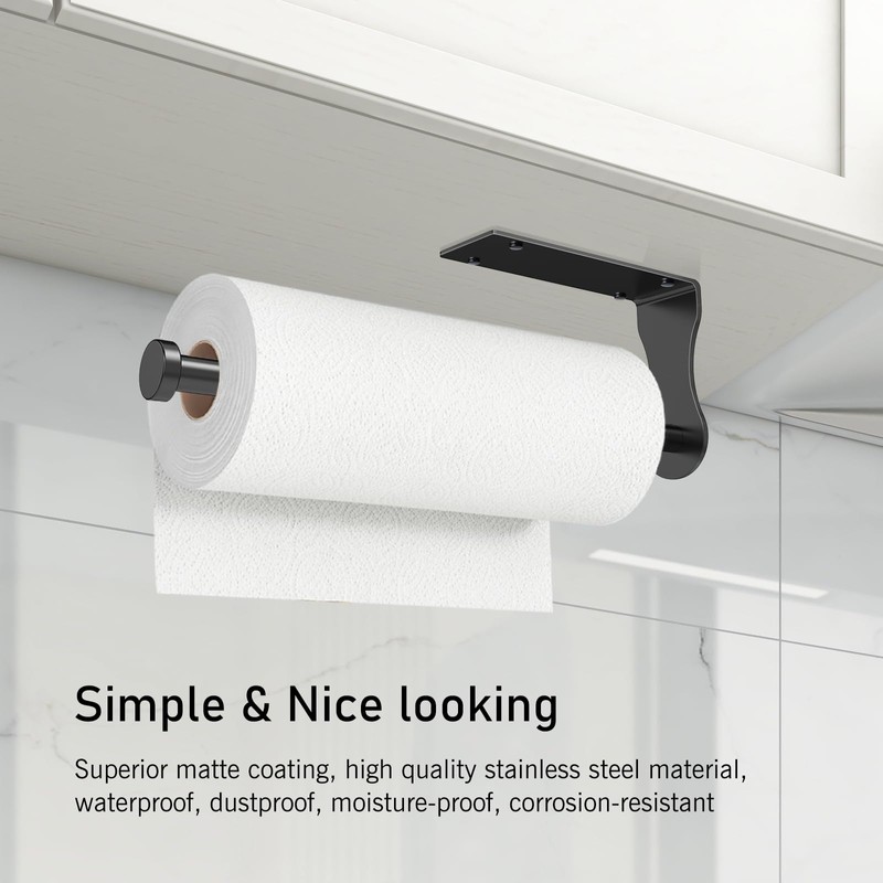 SetSail Paper Towel Holder, Single Hand Operable Paper Towel Holder