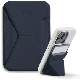 MOFT MOFT Magnetic Wallet Stand Compatible with iPhone 16/15/14/13/12 Series, Angle Adjustment & Magsafe Compatible MOVAS Phone Stand,Navy Blue