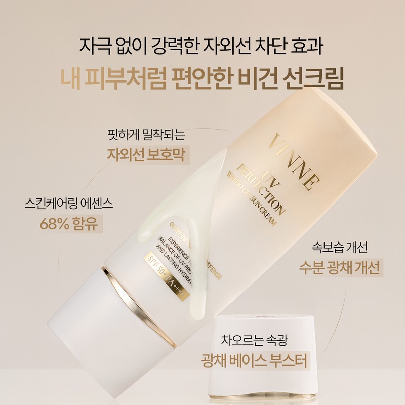 Vienna Vinne UV Perfection Waterfull Sun Cream 50ml (SPF50+ PA++++)