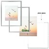 Frametory, 11x14 Floating Picture Frame - Metal Photo Frame -